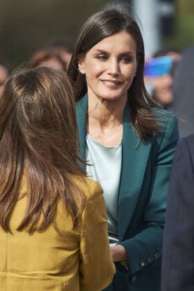 February 28, 2020, A Coruna, Galicia, Spain: Queen Letizia of Spain attends the Proclamation of the winner of the Ã¢â‚¬Ëœ2020 Princess of Girona Foundation Social category at Agora sociocultural center on February 28, 2020 in A Coruna, Spain A Coruna Spain  - ZUMAg15_ 20200228_zaf_g15_063 Copyright: xJackxAbuinx