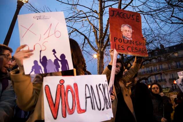 Paris, France, February 28th, 2020 - Osez le feminisme rally against Polanski s Cesar 2020 nominations for his movie J accuse .  Copyright: xAlexisxSciardx