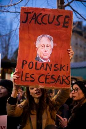 Paris, France, February 28th, 2020 - Osez le feminisme rally against Polanski s Cesar 2020 nominations for his movie J accuse .  Copyright: xAlexisxSciardx