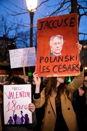 Paris, France, February 28th, 2020 - Osez le feminisme rally against Polanski s Cesar 2020 nominations for his movie J accuse .  Copyright: xAlexisxSciardx