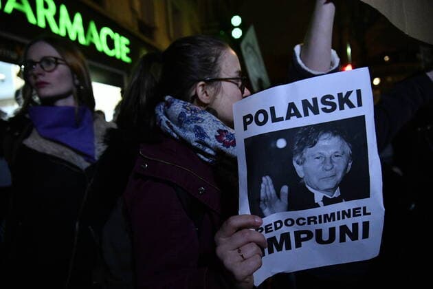 Demonstration of women during the Cesar ceremony to protest against the appointments of Roman Polanski.  JulienxMattiax xLexPictorium LePictorium_0225134