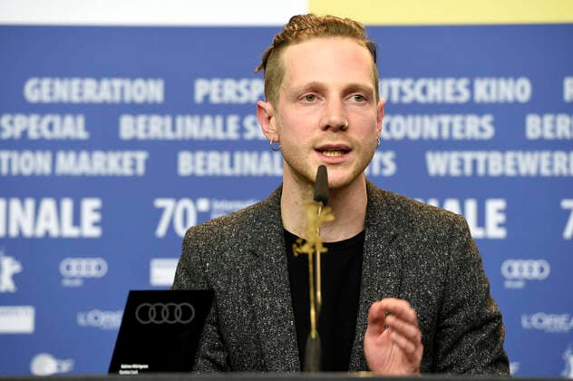 Adrien Merigeau Audi Short Film Award Genius Loci at the press conference of the winners of the Berlinale 2020 70 Berlin International Film Festival at the Hotel Grand Hyatt Berlin, 29 02 2020 Foto:xN.xKubelkax xFuturexImage