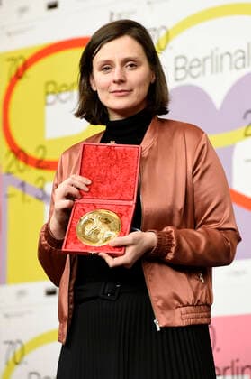 Sandra Wollner Special Jury Award The Trouble With Being Born at the press conference of the winners of the Berlinale 2020 70 Berlin International Film Festival at the Hotel Grand Hyatt Berlin, 29 02 2020 Foto:xN.xKubelkax xFuturexImage