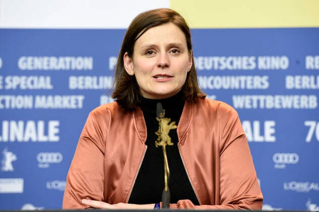 Sandra Wollner Special Jury Award The Trouble With Being Born at the press conference of the winners of the Berlinale 2020 70 Berlin International Film Festival at the Hotel Grand Hyatt Berlin, 29 02 2020 Foto:xN.xKubelkax xFuturexImage