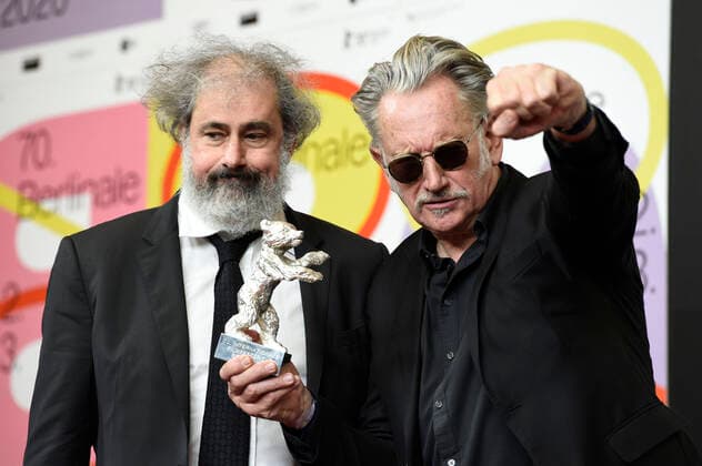 Gustave Kervern and Benoit Delepine Silver Bear 70 Berlinale Effacer l™historique Delete History at the press conference of the winners of the Berlinale 2020 70 Berlin International Film Festival at the Hotel Grand Hyatt Berlin, 29 02 2020 Foto:xN.xKubelkax xFuturexImage
