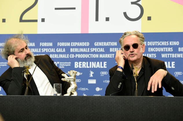 Gustave Kervern and Benoit Delepine Silver Bear 70 Berlinale Effacer l™historique Delete History at the press conference of the winners of the Berlinale 2020 70 Berlin International Film Festival at the Hotel Grand Hyatt Berlin, 29 02 2020 Foto:xN.xKubelkax xFuturexImage