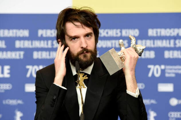 Damiano D™Innocenzo Silver Bear best filming cue Favolacce Bad Tales at the press conference of the prize winners at the Berlinale 2020 70 Berlin International Film Festival at the Hotel Grand Hyatt Berlin, 29 02 2020 Foto:xN.xKubelkax xFuturexImage