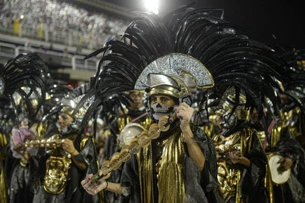RIO DE JANEIRO, RJ - 29.02.2020: DESFILE DAS CAMPEAS RJ 2020 - Mangueira during the Parade of Campeas of the special group of Carnival 2020, held at the Sambodromo in the city of Rio de Janeiro, RJ. x1885013x  CristianexMota