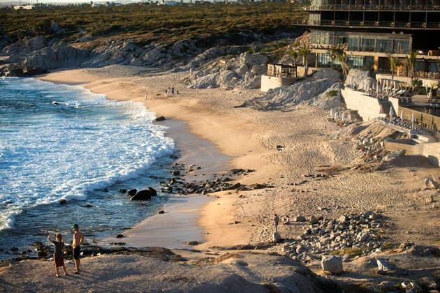 Romantic sunset in the beach in front of The Cape hotel in Los Cabos, Mexico, Sea of Cortez, Baja California. Los Cabos Mexico Copyright: xSergixReboredox xVWPicsx SRE-095-DR6266