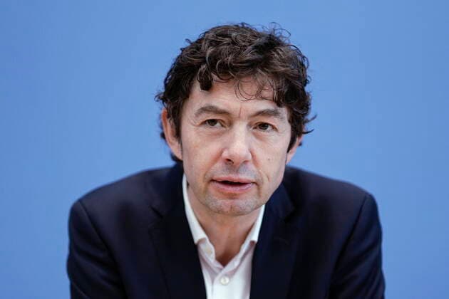 02 03 2020, Berlin, Germany Press conference Briefing of the Federal Ministry of Health on handling the coronavirus Photo Prof Dr Christian Drosten, Director Institute of Virology, Charite Berlin