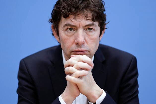 02 03 2020, Berlin, Germany Press conference Briefing of the Federal Ministry of Health on handling the coronavirus Photo Prof Dr Christian Drosten, Director Institute of Virology, Charite Berlin