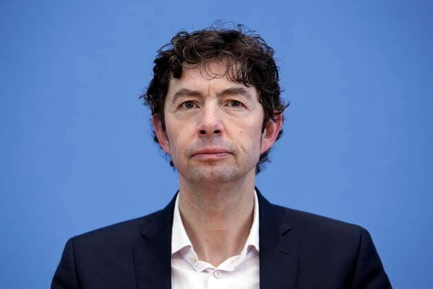 02 03 2020, Berlin, Germany Press conference Briefing of the Federal Ministry of Health on handling the coronavirus Photo Prof Dr Christian Drosten, Director Institute of Virology, Charite Berlin