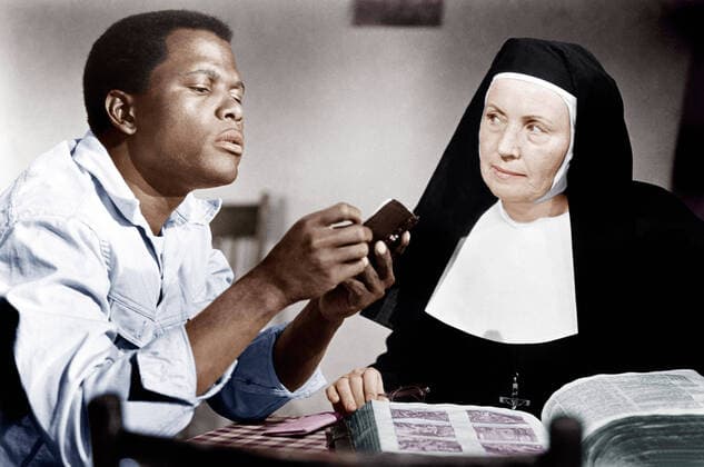 OSCARS. Bester Hauptdarsteller. PreistrÃ¤ger 1961-1970 LILIES OF THE FIELD, from left: Sidney Poitier, Lilia Skala, 1963 Courtesy Everett Collection PUBLICATIONXNOTxINxCANxCHNxFRAxITAxJPNxNORxPOLxRUSxESPxUKxUSA Copyright: xCourtesyxEverettxCollectionx M8DLIOF EC033