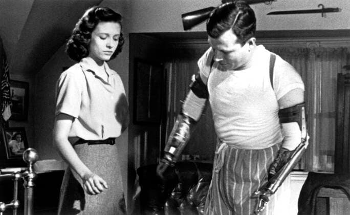 OSCARS. Bester Nebendarsteller. PreistrÃ¤ger 1941-1950 THE BEST YEARS OF OUR LIVES, Cathy O Donnell, Harold Russell, 1946 Courtesy Everett Collection PUBLICATIONXNOTxINxCANxCHNxFRAxITAxJPNxNORxPOLxRUSxESPxUKxUSA Copyright: xCourtesyxEverettxCollectionx MBDBEYE EC029