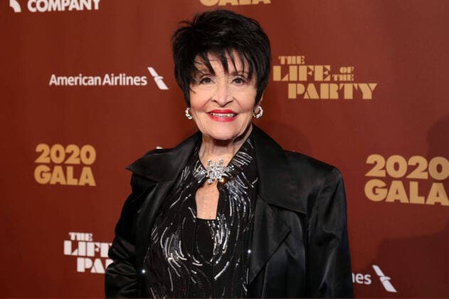 NEW YORK, NY- MARCH 2: Chita Rivera at the arrivals for the Roundabout Theatre Company?s 2020 Gala at the Ziegfeld Ballroom on March 2, 2020 in New York City. Copyright: xJosephxMarzullox