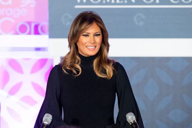 March 4, 2020, Washington, DC, United States: March 4, 2020 - Washington, DC, United States: First Lady MELANIA TRUMP speaking at the 2020 International Women of Courage Awards. Washington United States - ZUMAb161 20200304_zap_b161_006 Copyright: xMichaelxBrochsteinx