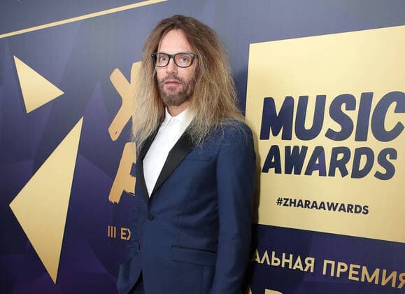 MOSCOW REGION, RUSSIA - MARCH 4, 2020: Singer Tomas N evergreen at the pre-party event for the ZHARA Music Awards 2020 ceremony at Moscow s Crocus City Hall. Vyacheslav Prokofyev TASS  TS0D0C71