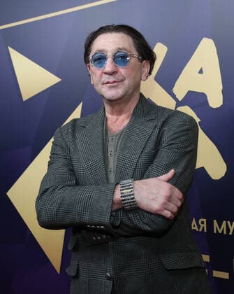 MOSCOW REGION, RUSSIA - MARCH 4, 2020: Singer Grigory Leps at the pre-party event for the ZHARA Music Awards 2020 ceremony at Moscow s Crocus City Hall. Vyacheslav Prokofyev TASS  TS0D0C44
