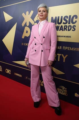 MOSCOW REGION, RUSSIA - MARCH 4, 2020: Singer Shena (Anna Shulgina) at the pre-party event for the ZHARA Music Awards 2020 ceremony at Moscow s Crocus City Hall. Vyacheslav Prokofyev TASS  TS0D0C66