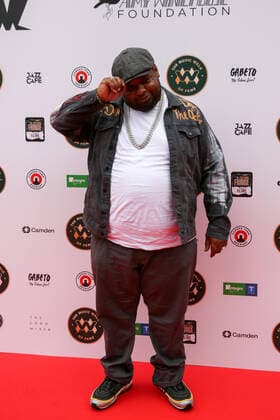 March 4, 2020, London, United Kingdom: Rapper, Big Narstie during the unveiling of Amy Winehouse s stone, in honour of the late British singer at the Music Walk of Fame in Camden, in north London. London United Kingdom - ZUMAs197 20200304_zaa_s197_175 Copyright: xStevexTaylorx