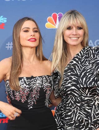 4 March 2020 - Pasadena, California - Sofia Vergara, Heidi Klum. America s Got Talent Season 15 Red Carpet Kickoff held at The Pasadena Civic Auditorium. Photo Credit: FS AdMedia 252277 2020-03-04 CA Pasadena Etats-Unis  Copyright: xAdMediax STAR_252277_079