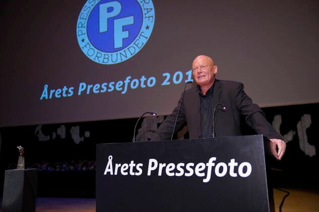 Lars Lindskov at the Press Photographers Associations annual awards ceremony AArets Press Photo 2020 in The Black Diamond in Copenhagen on Friday, March 6, 2020, Denmark,  Copyright: MartinxSylvestx cop1102 spdk20200306-143413-L