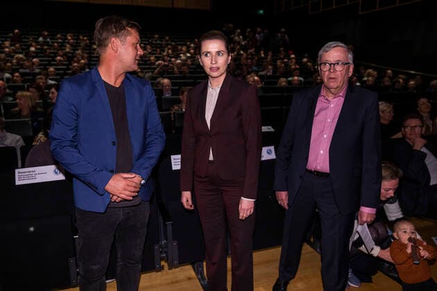 Prime Minister Mette Frederiksen was present to present the award AArets Press photo AArets Press photo 2019 awards ceremony in the Black Diamond in Copenhagen on Friday, March 6, 2020, Copenhagen Denmark,  Copyright: MartinxSylvestx cop102 spdk20200306-161612-L