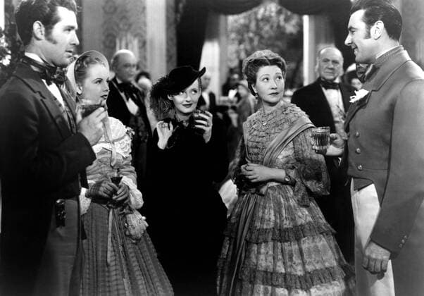 OSCARS. Beste Nebendarstellerin. PreistrÃ¤gerinnen 1937-1940 JEZEBEL, Gordon Oliver, Janet Shaw, Bette Davis, Fay Bainter, George Brent, 1938 Courtesy Everett Collection PUBLICATIONXNOTxINxCANxCHNxFRAxITAxJPNxNORxPOLxRUSxESPxUKxUSA Copyright: xCourtesyxEverettxCollectionx MBDJEZE EC012