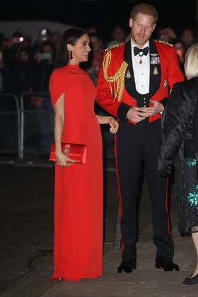 . 07 03 2020. London, United Kingdom. Prince Harry and Meghan Markle, the Duke and Duchess of Sussex, arriving at the Mountbatten Festival of Music at the Royal Albert Hall in London.  xStephenxLockx xi-Imagesx IIM-20867-0006
