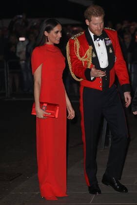 . 07 03 2020. London, United Kingdom. Prince Harry and Meghan Markle, the Duke and Duchess of Sussex, arriving at the Mountbatten Festival of Music at the Royal Albert Hall in London.  xStephenxLockx xi-Imagesx IIM-20867-0008