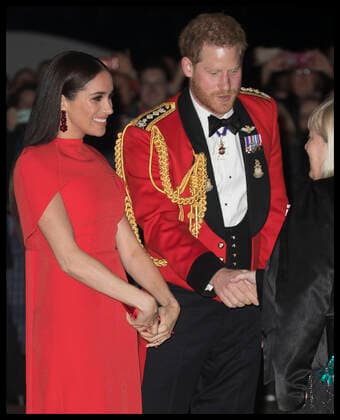 . 07 03 2020. London, United Kingdom. Prince Harry and Meghan Markle, the Duke and Duchess of Sussex, arriving at the Mountbatten Festival of Music at the Royal Albert Hall in London.  xStephenxLockx xi-Imagesx IIM-20867-0023
