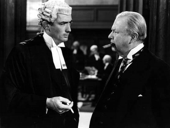 THE PARADINE CASE, Gregory Peck, Charles Coburn, 1947 Courtesy Everett Collection PUBLICATIONXNOTxINxCANxCHNxFRAxITAxJPNxNORxPOLxRUSxESPxUKxUSA Copyright: xCourtesyxEverettxCollectionx MBDPACA EC010