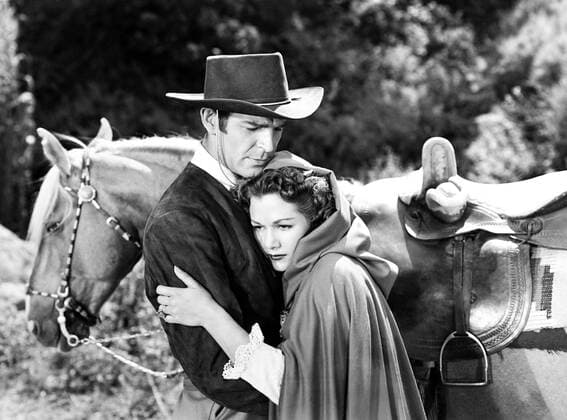 PIRATES OF MONTEREY, from left, Rod Cameron, Maria Montez, 1947 PUBLICATIONXNOTxINxCANxCHNxFRAxITAxJPNxNORxPOLxRUSxESPxUKxUSA Copyright: xCourtesyxEverettxCollectionx MBDPIOF EC130