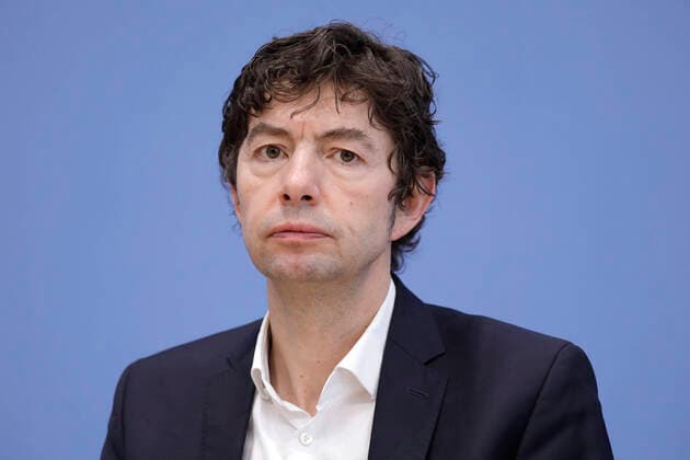 Prof. Dr. Christian Drosten, Direktor Institut fuer Virologie, CharitŽ Berlin, PK zu Ausbreitung des Coronavirus, DEU, Berlin, 09.03.2020