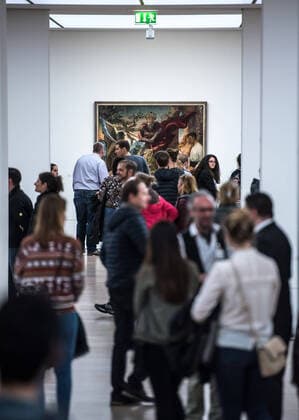 Corona Virus The Long Night of the Mussees 2020 in Stuttgart is cancelled Due to the increasing number of people suffering from the corona virus, Covid 19 Here at the Kunstmuseum Stuttgart Stuttgart Baden Wuerttemberg Germany Copyright: xMaxxKovalenkox