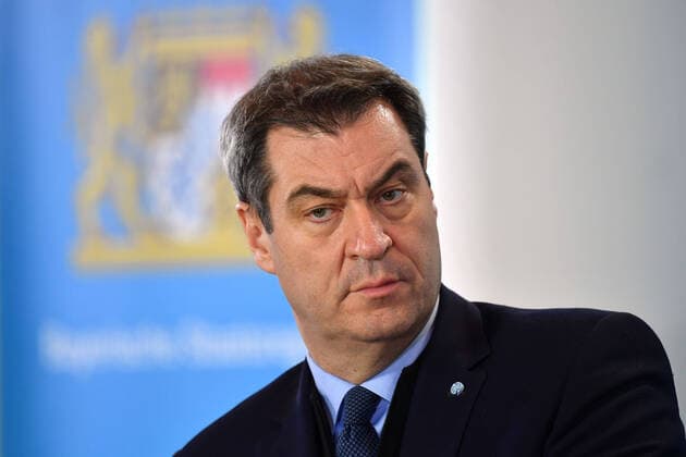 Markus SOEDER State Premier of Bavaria and CSU Chairman Single image,cut single motif,portrait,portrait Press conference after cabinet meeting of the Bavarian State Government Consequences on coronavirus on 10 03 2020 in Munich