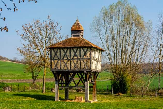  Typischer Taubenschlag im Departement Allier, Auvergne-Rhone-Alpes, Frankreich, Europa *** Typical dovecote in the department of Allier, Auvergne Rhone Alpes, France, Europe Copyright: imageBROKER/BernardxJaubert iblbja05123618.jpg