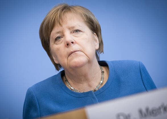 Federal Chancellor Angela Merkel, CDU, recorded at a press conference on the occasion of the corona crisis at the Federal Press Conference in Berlin 11 03 2020 Berlin Germany Copyright: xFelixxZahn photothek.netx
