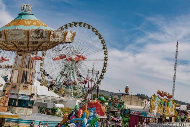 DEU, Germany, Baden Württemberg, Stuttgart, 22 04 2019 Because of Coronavirus the city of Stuttgart cancels the Spring Festival The big public festival should have taken place from 18 April to 10 May 2020 Here are impressions of the 81 Spring Festival in 2019 According to the organizer it is the biggest Spring Festival in Europe with about 1.5 million visitors