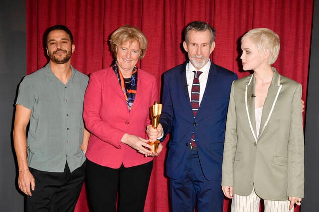 Kostja Ullmann, Monika Grütters, Ulrich Matthes and Emilia Schüle during the photo session at the press conference announcing the nominations for the German Film Award 2020 at Delphi Filmpalast Berlin, 11 03 2020 Foto:xF.xKernx xFuturexImage
