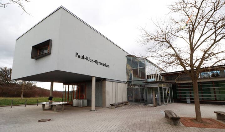 Rottenburg 11 03 2020 Exterior view of the Paul Klee Gynmasium ULMER