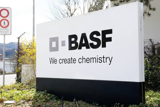 12.03.2020 Basel , SCHWEIZ , Chemiekonzern BASF Basel *** 12 03 2020 Basel , SWITZERLAND , BASF Basel Chemical Company