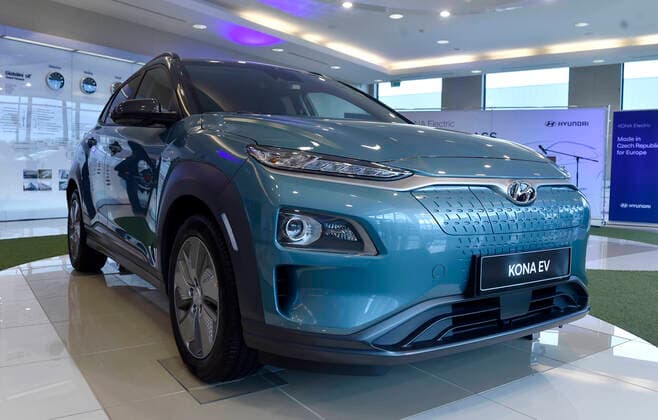 Hyundai Motor Manufacturing Czech (HMMC) plant in Nosovice, Czech Republic, starts serial production of electric car Hyundai Kona on Thursday, March 12, 2020. (CTKxPhoto JaroslavxOzana) CTKPhotoP202003120402101 _JAO0331