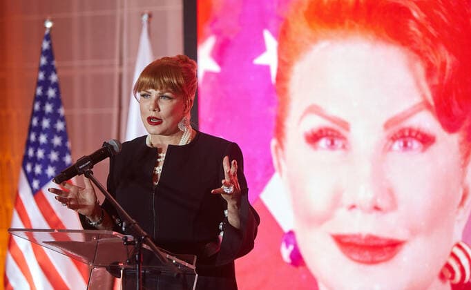 March 12, 2020, Warsaw, Mazovian, Poland: For The Abolition Of Visas To The USA, Which Is A Milestone In Polish-American Relations And The Liquidation Of The Last Relic Of The Cold War, The Title Of Man Of The Year 2019 Was Awarded By The Editors Of The Weekly Wprost To A Great Friend Of Poland - The US Ambassador in Warsaw, GEORGETTE MOSBACHER..in the picture: GEORGETTE MOSBACHER Warsaw Poland - ZUMAm332 20200312_zip_m332_031 Copyright: xHubertxMathisx