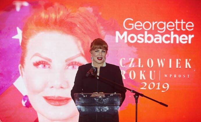 March 12, 2020, Warsaw, Mazovian, Poland: For The Abolition Of Visas To The USA, Which Is A Milestone In Polish-American Relations And The Liquidation Of The Last Relic Of The Cold War, The Title Of Man Of The Year 2019 Was Awarded By The Editors Of The Weekly Wprost To A Great Friend Of Poland - The US Ambassador in Warsaw, GEORGETTE MOSBACHER..in the picture: GEORGETTE MOSBACHER Warsaw Poland - ZUMAm332 20200312_zip_m332_039 Copyright: xHubertxMathisx