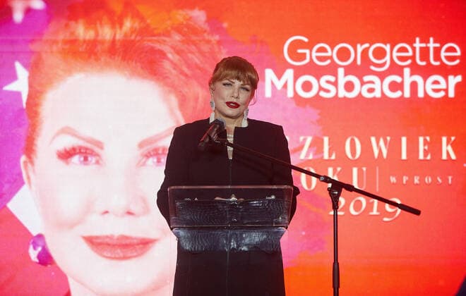 March 12, 2020, Warsaw, Mazovian, Poland: For The Abolition Of Visas To The USA, Which Is A Milestone In Polish-American Relations And The Liquidation Of The Last Relic Of The Cold War, The Title Of Man Of The Year 2019 Was Awarded By The Editors Of The Weekly Wprost To A Great Friend Of Poland - The US Ambassador in Warsaw, GEORGETTE MOSBACHER..in the picture: GEORGETTE MOSBACHER Warsaw Poland - ZUMAm332 20200312_zip_m332_045 Copyright: xHubertxMathisx