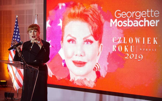 March 12, 2020, Warsaw, Mazovian, Poland: For The Abolition Of Visas To The USA, Which Is A Milestone In Polish-American Relations And The Liquidation Of The Last Relic Of The Cold War, The Title Of Man Of The Year 2019 Was Awarded By The Editors Of The Weekly Wprost To A Great Friend Of Poland - The US Ambassador in Warsaw, GEORGETTE MOSBACHER..in the picture: GEORGETTE MOSBACHER Warsaw Poland - ZUMAm332 20200312_zip_m332_050 Copyright: xHubertxMathisx