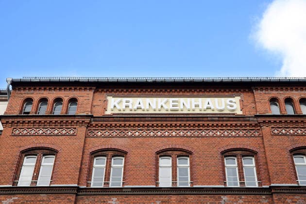 02 03 2020, Berlin Prenzlauer Berg Vivantes Clinic in Fröbelstraße