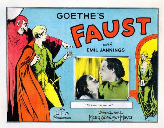 FAUST, (aka, FAUST - EINE DEUTSCHE VOLKSSAGE, aka FAUST: A GERMAN FOLK LEGEND), from left, Camilla Horn, Gosta Ekman, 1926 For usage credit please use; Courtesy Everett Collection !ACHTUNG AUFNAHMEDATUM GESCHÃ„TZT! PUBLICATIONXNOTxINxCANxCHNxFRAxITAxJPNxNORxPOLxRUSxESPxUKxUSA Copyright: xCourtesyxEverettxCollectionx MCDFAUS EC027