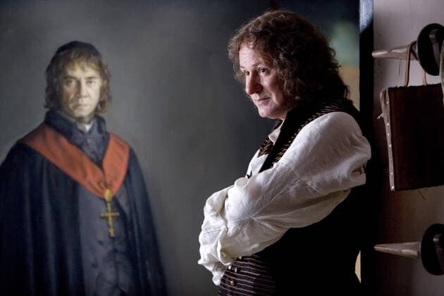 GOYA S GHOSTS, Javier Bardem (in painting), Stellan Skarsgard as Francisco Goya, 2006. Warner Bros. courtesy Everett Collection Warner Bros Courtesy Everett Collection !ACHTUNG AUFNAHMEDATUM GESCHÃ„TZT! PUBLICATIONXNOTxINxCANxCHNxFRAxITAxJPNxNORxPOLxRUSxESPxUKxUSA Copyright: xWarnerxBros CourtesyxEverettxCollectionx MCDGOGH EC005